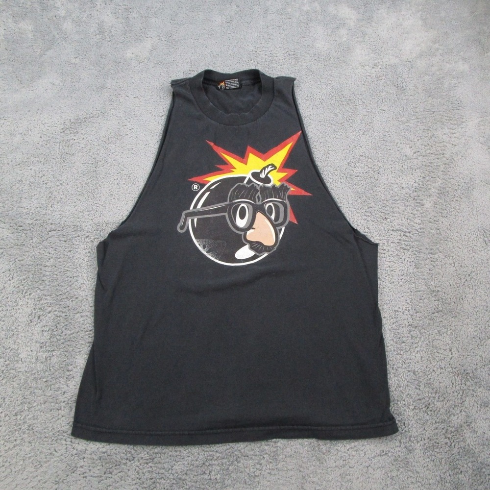 The Hundreds Adam Bomb Serious Business Muscle Tank Top Men Large Black